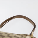 GUCCI GG Canvas Tote Bag Beige Gold 120836 Auth bs34806-8