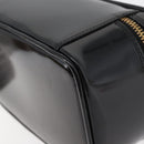 GUCCI Bamboo Vanity Patent Leather Black Gold 032 1705 0151 Auth bs34811-17
