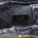 GUCCI Bamboo Vanity Patent Leather Black Gold 032 1705 0151 Auth bs34811-12