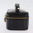 GUCCI Bamboo Vanity Patent Leather Black Gold 032 1705 0151 Auth bs34811-3