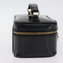 GUCCI Bamboo Vanity Patent Leather Black Gold 032 1705 0151 Auth bs34811-4