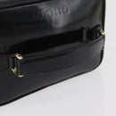 GUCCI Bamboo Vanity Patent Leather Black Gold 032 1705 0151 Auth bs34811-7