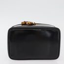 GUCCI Bamboo Vanity Patent Leather Black Gold 032 1705 0151 Auth bs34811-5