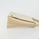 GUCCI Shoulder Bag Patent Leather Ivory Gold 001 3444 1812 Auth bs34812-3