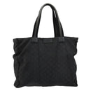 GUCCI GG Canvas Sherry Line Bag Nylon Outlet Black Silver 449178 Auth bs34813-2