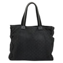 GUCCI GG Canvas Sherry Line Bag Nylon Outlet Black Silver 449178 Auth bs34813-3