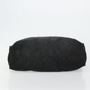 GUCCI GG Canvas Sherry Line Bag Nylon Outlet Black Silver 449178 Auth bs34813-9