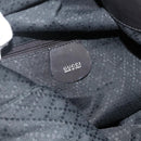 GUCCI Bamboo Shoulder Bag Nylon 2way Gray Silver 001 2123 1577 Auth bs34814-19