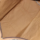 GUCCI GG Plus Supreme Web Sherry Line Tote Bag PVC Beige Gold Auth bs34820-12