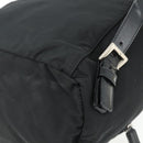 PRADA Backpack Nylon Black Silver Auth bs34821-16