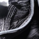 PRADA Backpack Nylon Black Silver Auth bs34821-23