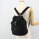 PRADA Backpack Nylon Black Silver Auth bs34821-25