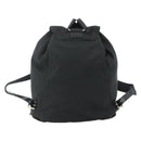 PRADA Backpack Nylon Black Silver Auth bs34821-2