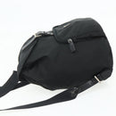 PRADA Backpack Nylon Black Silver Auth bs34821-3