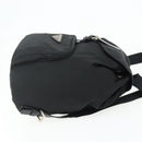 PRADA Backpack Nylon Black Silver Auth bs34821-4