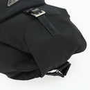 PRADA Backpack Nylon Black Silver Auth bs34821-6
