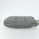 GUCCI GG Canvas Guccissima Hand Bag Leather 2way Gray Silver 201480 Auth bs34822-11