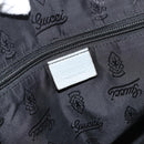 GUCCI GG Canvas Guccissima Hand Bag Leather 2way Gray Silver 201480 Auth bs34822-19
