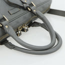 GUCCI GG Canvas Guccissima Hand Bag Leather 2way Gray Silver 201480 Auth bs34822-7
