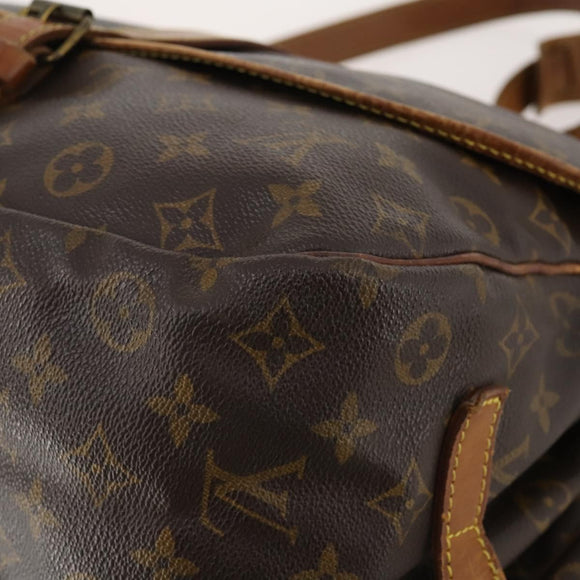 LOUIS VUITTON Monogram Saumur 35 Shoulder Bag M42254 LV Auth bs34826