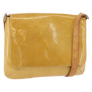 LOUIS VUITTON Monogram Vernis Thompson Street Bag Beige M91301 LV Auth bs34831-1