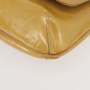 LOUIS VUITTON Monogram Vernis Thompson Street Bag Beige M91301 LV Auth bs34831-15