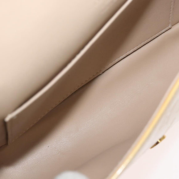 LOUIS VUITTON Monogram Vernis Thompson Street Bag Beige M91301 LV Auth bs34831