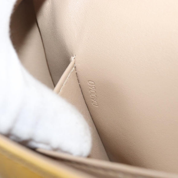 LOUIS VUITTON Monogram Vernis Thompson Street Bag Beige M91301 LV Auth bs34831