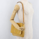 LOUIS VUITTON Monogram Vernis Thompson Street Bag Beige M91301 LV Auth bs34831-22