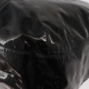 CARTIER Shoulder Bag Patent leather Brown Silver Auth bs34832A-16