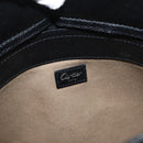 CARTIER Shoulder Bag Patent leather Brown Silver Auth bs34832A-10