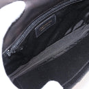 SAINT LAURENT Hand Bag Leather Black Gold Auth bs34834-12