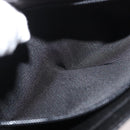 SAINT LAURENT Hand Bag Leather Black Gold Auth bs34834-20