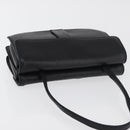 SAINT LAURENT Hand Bag Leather Black Gold Auth bs34834-6