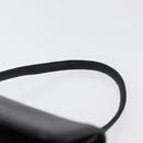 SAINT LAURENT Hand Bag Leather Black Gold Auth bs34834-8