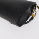 LOUIS VUITTON Epi Pochette Accessoires Pouch Black M52982 LV Auth bs34835-16