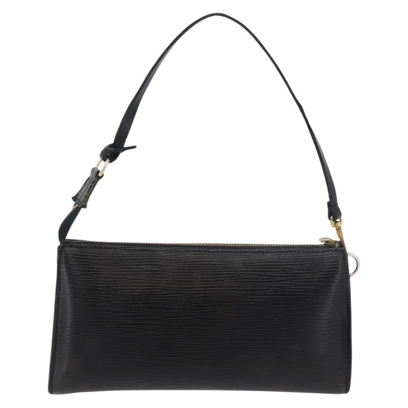 LOUIS VUITTON Epi Pochette Accessoires Pouch Black M52982 LV Auth bs34835