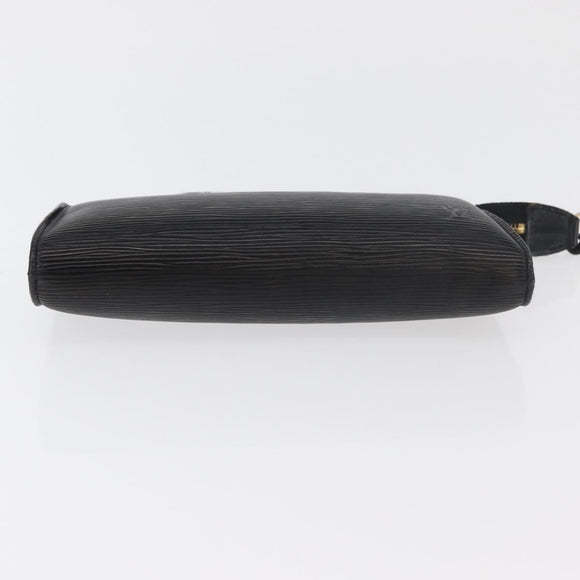 LOUIS VUITTON Epi Pochette Accessoires Pouch Black M52982 LV Auth bs34835
