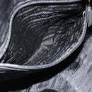 PRADA Chain Shoulder Bag Nylon Black Gold Auth bs34840-24