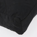 PRADA Chain Shoulder Bag Nylon Black Gold Auth bs34842-15
