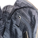 PRADA Chain Shoulder Bag Nylon Black Gold Auth bs34842-23
