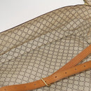 CELINE Macadam Canvas Hand Bag Trunk PVC Leather Brown Gold Auth bs34844A-25