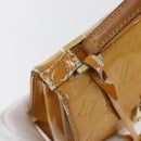 LOUIS VUITTON Monogram Vernis Spring Street Hand Bag Gris M91029 LV Auth bs34845-16