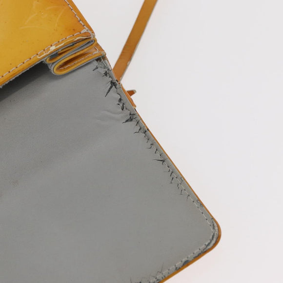 LOUIS VUITTON Monogram Vernis Spring Street Hand Bag Gris M91029 LV Auth bs34845