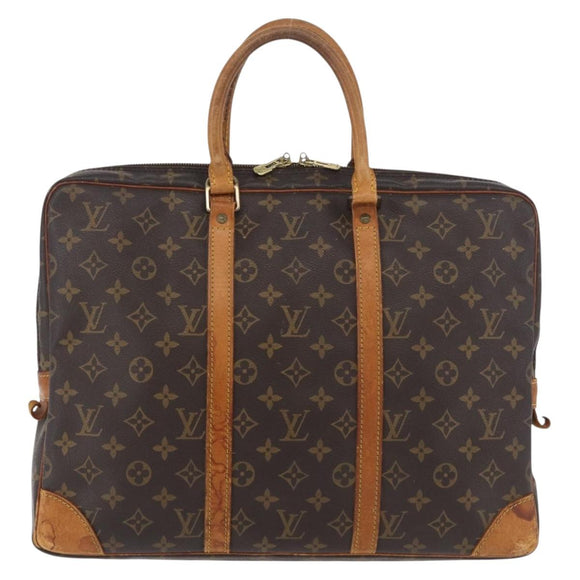 LOUIS VUITTON Monogram Porte Documents Voyage Business Bag M53361 Auth bs34848
