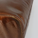 LOUIS VUITTON Monogram Vernis Houston Hand Bag Bronze M91122 LV Auth bs34850-12