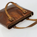 LOUIS VUITTON Monogram Vernis Houston Hand Bag Bronze M91122 LV Auth bs34850-6