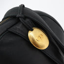 Christian Dior Shoulder Bag Leather Black Gold Auth bs34854-15