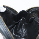Christian Dior Shoulder Bag Leather Black Gold Auth bs34854-19