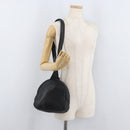 Christian Dior Shoulder Bag Leather Black Gold Auth bs34854-23